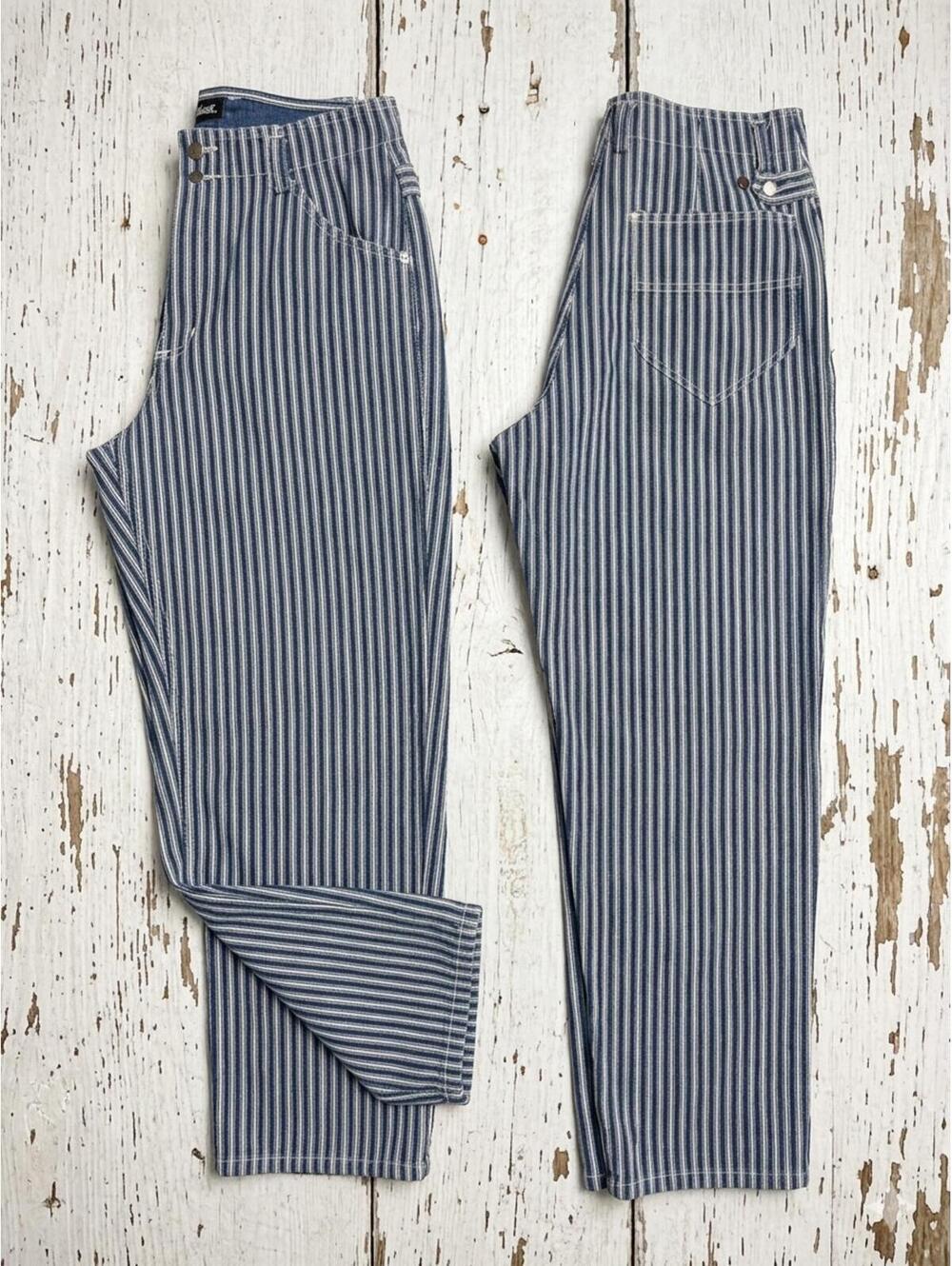 LizWear Denim stripes jeans petite size 12